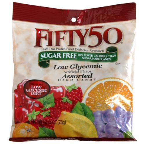 Fifty 50 Candy Hard Asrt Frt 2.8 Oz (Pack of 8) logo