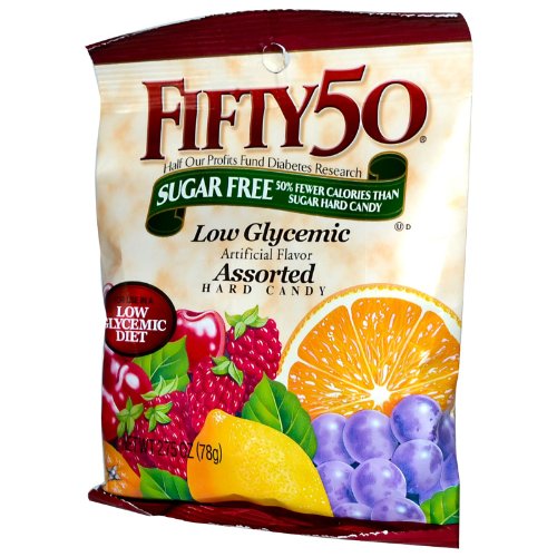 Fifty 50, Low Glycemic, Assorted Hard Candy, Sugar Free, 2.75 Oz (78 G) logo