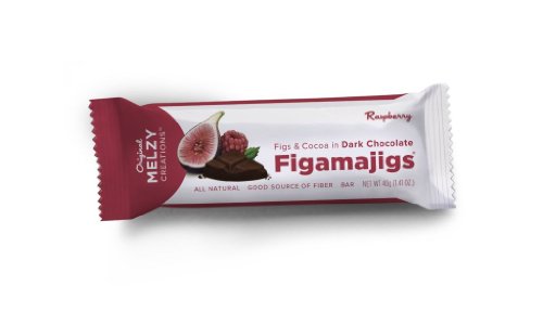 Figamajigs Raspberry: Figs & Cocoa In Dark Chocolate Bar (1.41oz, Pack of 15) logo