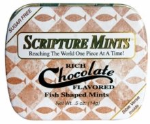 Fish Mints Pocket Tin Chocolate Candy logo