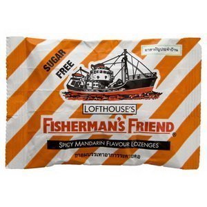 Fishermans Friend Spicy Mandarin 25g. logo