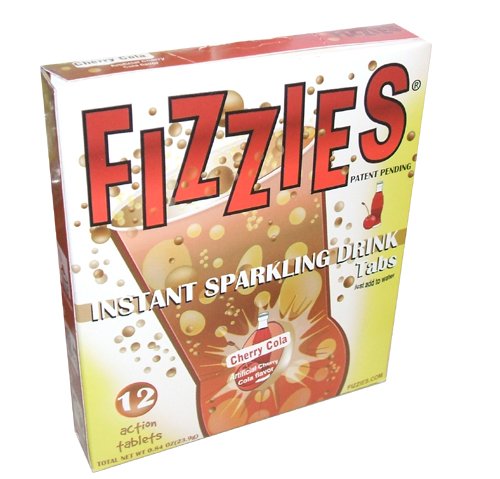 Fizzies Retro Instant Sparkling Cherry Cola 72 Tablets logo