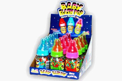 Flash Pops Baby Bottle 12 Pack logo