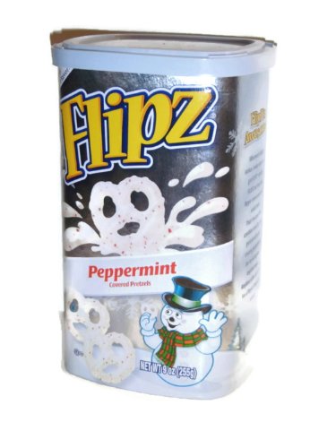 Flipz Pretzels Peppermint Covered Pretzels Holiday Edition 9 Oz. (Pack of 2) logo