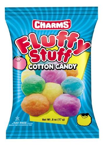 Fluffy Stuff Cotton Candy, 2.5 ounce Bags (Pack of 12) logo