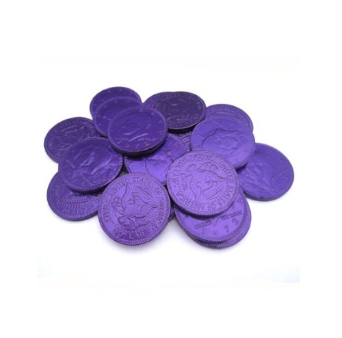 Fort Knox Milk Chocolate Coins Purple (1lb) logo