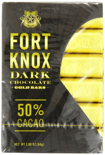 Fort Knox Mini Gold Bars, 50% Dark, 3 Count logo