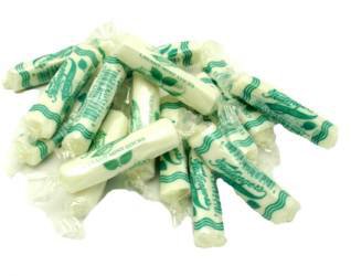 Fralinger’s Creamy Mint Sticks 1.5 Lb logo