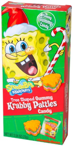 Frankford Candy&chocolate Co Mens Christmas Spongebob Krabby Patties Gummies logo