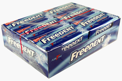 Freedent Big Pack Winterfresh 12, 15 Stick Packs logo