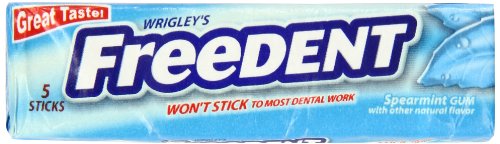Freedent Gum, Spearmint, 3.80 Ounce logo