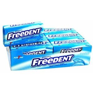 Freedent Spearmint Plen T Pak – 12/15 Sticks – (4 Pack) logo