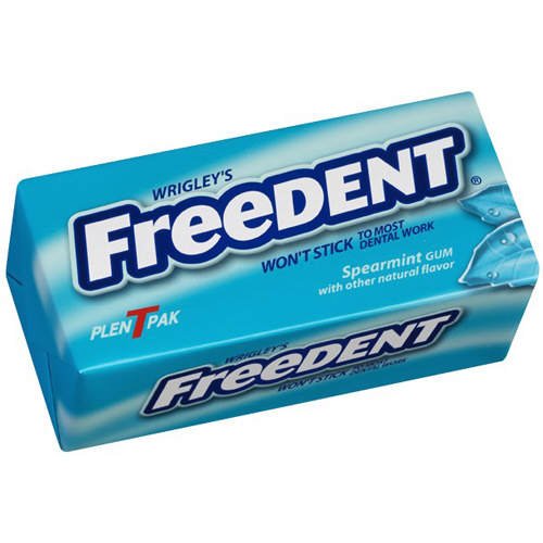 Freedent Spearmint Plen T Pak – 12/15 Sticks – Case Pack of 2 logo