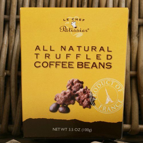 French Chocolate Covered Coffee Beans By Le Chef Patissier (3.5 Ounce) logo