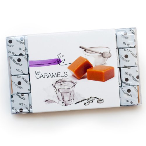 French Gourmet Caramels With French Fleur De Sel Of Guerande, 28pc, 8.75oz logo