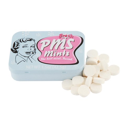 Fresh Pms Mints Tin Period Peppermints Gag Gift logo