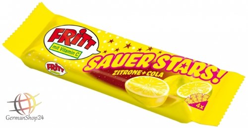 Fritt Sour Stars Lemon & Coke logo