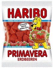 Fruchtgummi Haribo Primavera Erdbeeren Ve=200g logo