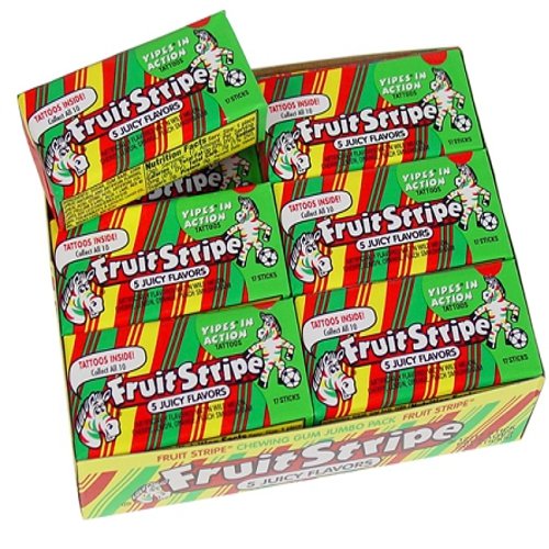 Fruit Stripe Chewing Gum – 12ct Box logo