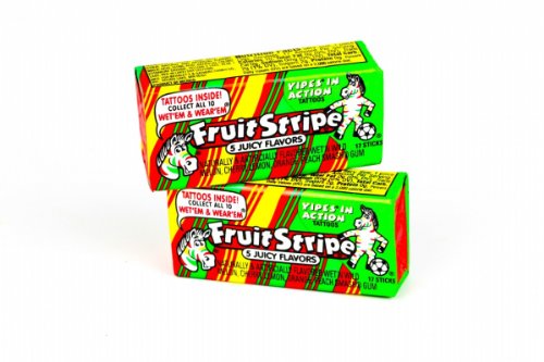 Fruit Stripe Chewing Gum Jumbo 17-stick Packs (box Of 12) logo