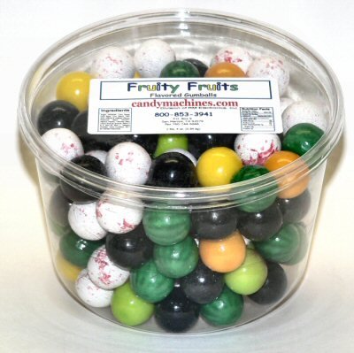 Fruity Fruits – Tub Of Gumballs – 4058-t logo