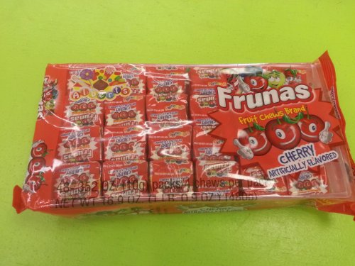 Frunas Fruit Chews Cherry Red 48 Pieces logo