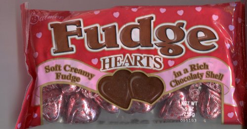 Fudge Hearts, Soft Creamy Fudge In A Rich Chocolaty Shell, 9 Oz. Bag logo