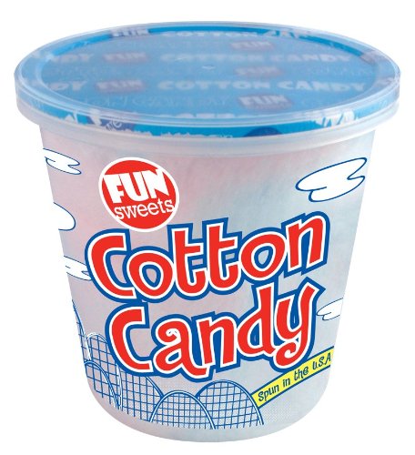 Fun Sweets Cotton Candy, Classic, 2 Ounce (Pack of 12) logo