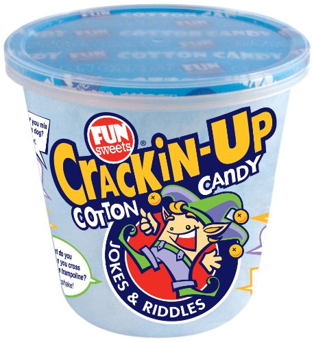 Fun Sweets Cotton Candy, Crackin Up, 12 Count (Pack of 12) logo