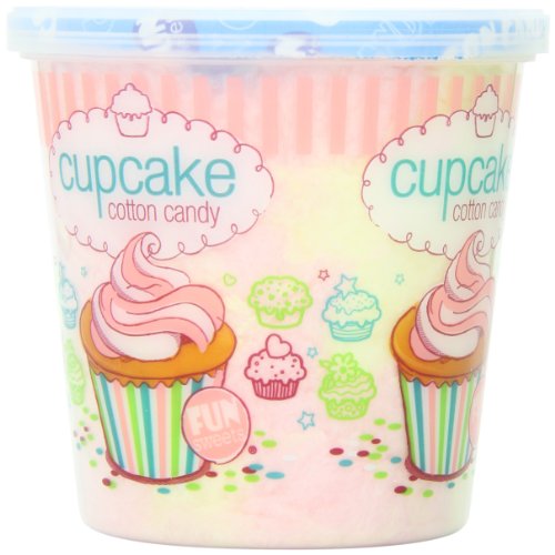 Fun Sweets Cotton Candy, Cupcake, 1.5 Ounce (Pack of 12) logo