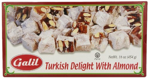 Galil Turkish Delight, Almond, 16 ounce Boxes (Pack of 4) logo