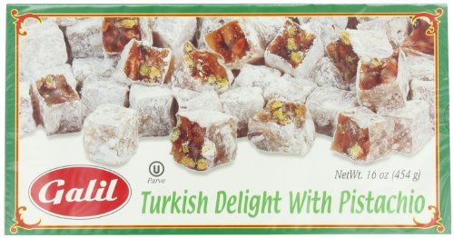 Galil Turkish Delight, Pistachio, 16 ounce Boxes (Pack of 4) logo