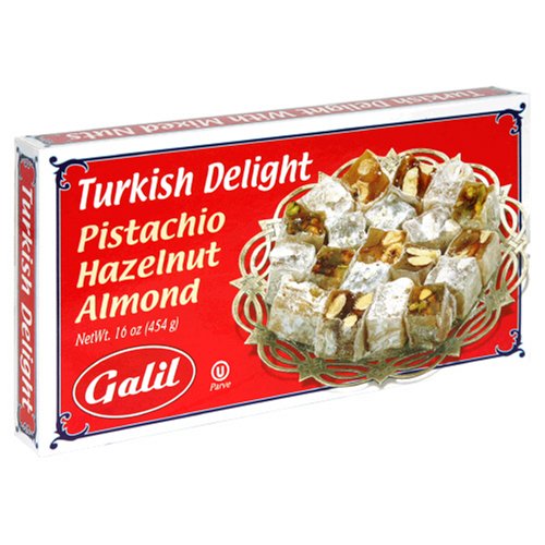 Galil Turkish Delight, Pistachio-hazelnut-almond, 16 ounce Boxes (Pack of 4) logo