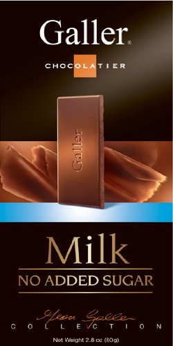 Galler Sugar Free Milk Chocolate Bar 80g (5-pack) logo