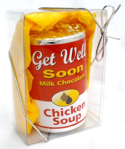Get Well Soon Gourmet Solid Milk Chocolate Can Gift For Chocolate Lovers – Children & Adults logo