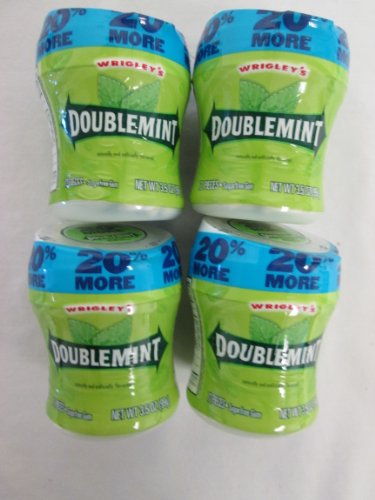 Gg10 Wrigley’s Doublemint 20% More Bigepak Sugarfree Chewing Gum – 72 Pieces 4 Ct (288 Pieces Total) logo