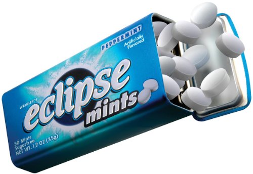 Gg8 Wrigley’s Eclipse Mints Peppermints Artifically Flavored Sugar Free – 8 Counts Of 1.2 Oz logo