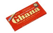 Ghana Milk Chocolate By Lotte From Japan 58g logo