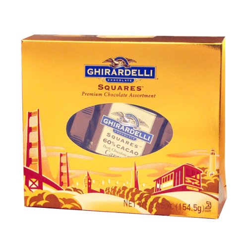 Ghiradelli San Francisco Gold Tote Gift Set, Medium, 9.83 Ounce logo