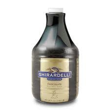 Ghirardelli Black Label Chocolate Sauce 87.3oz – Single Bottle logo