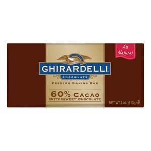 Ghirardelli Chocolate 60% Cacao Bittersweet Chocolate Baking Bar, 4 Oz. logo