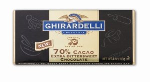 Ghirardelli Chocolate 70% Cacao Extra Bittersweet Chocolate Baking Bar, 4 Oz. logo