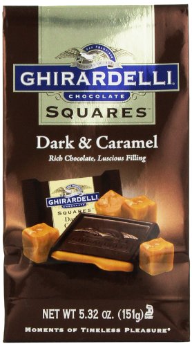 Ghirardelli Chocolate Chocolate Squares, 60% Dark Chocolcate With Caramel, 5.32 ounce Bags (Pack of 6) logo