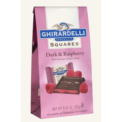 Ghirardelli Chocolate Squares Dark & Raspberry (Pack of 2) logo