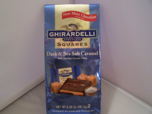 Ghirardelli Chocolate Squares Dark & Sea Salt Caramel 6.38 Oz logo