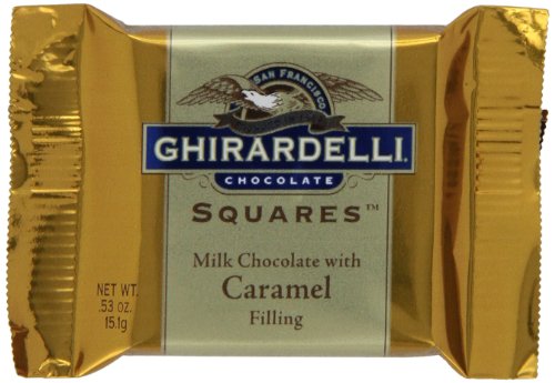 Ghirardelli Chocolate Squares, Milk Chocolate With Caramel Filling, 60-count logo