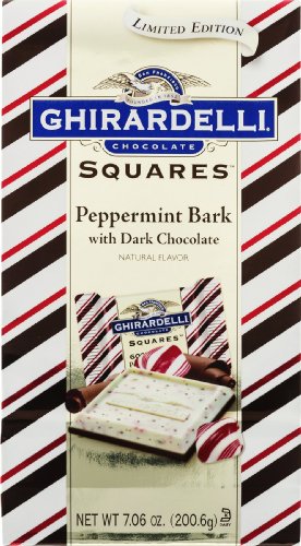 Ghirardelli Chocolate Squares Peppermint Bark With Dark Chocolate logo