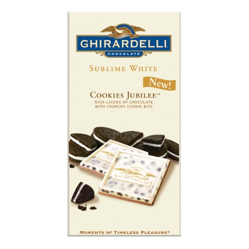 Ghirardelli Chocolate Sublime White Cookies Jubilee Bar, 3.5 Oz logo