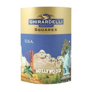 Ghirardelli Chocolate Usa Squares Chocolates Gift Box, 5 Oz. logo