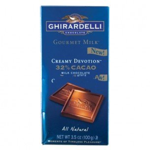 Ghirardelli Gourmet Milk 32% Creamy Dev 3.5 Ounces 12 Count logo